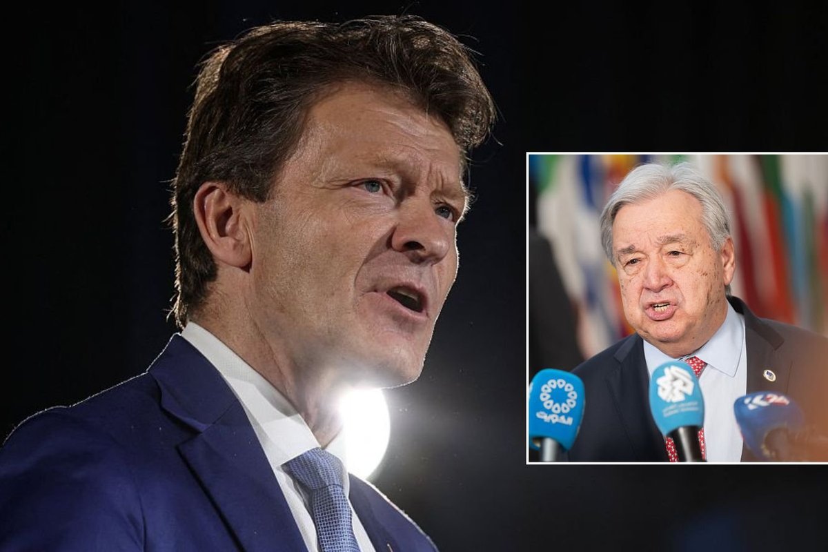 António Guterres and Richard Tice