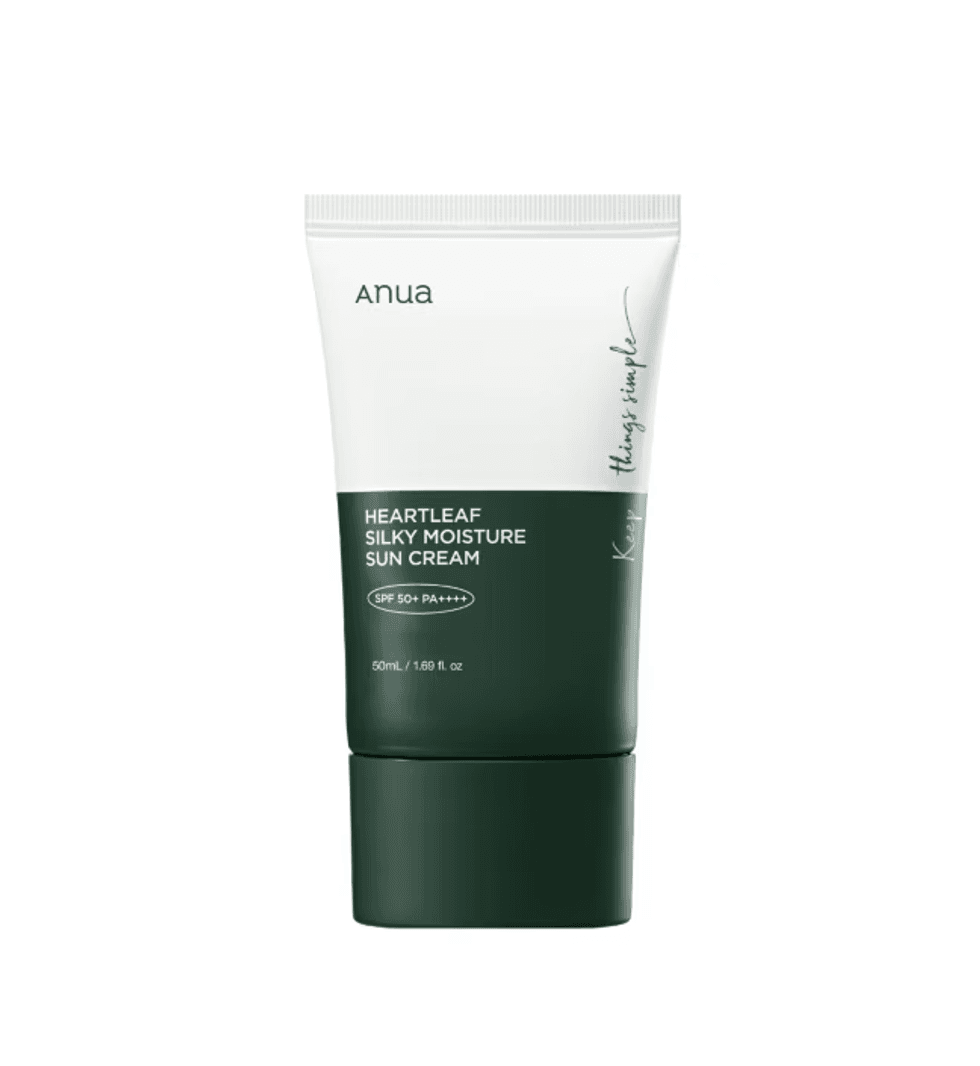 Anua Heartleaf Silky Moisture Sun Cream