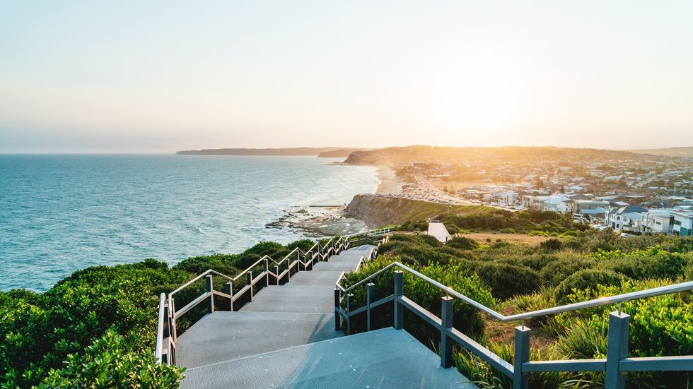 Anzac Memorial Walk in Newcastle, NSW, Australia