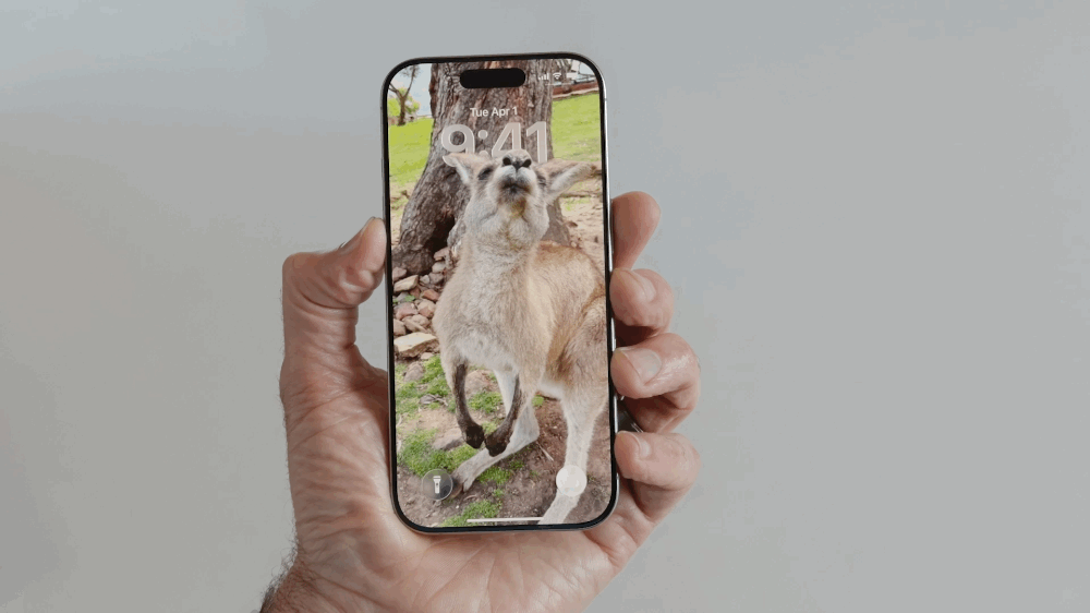 apple 3d spatial photos on the Lock Screen