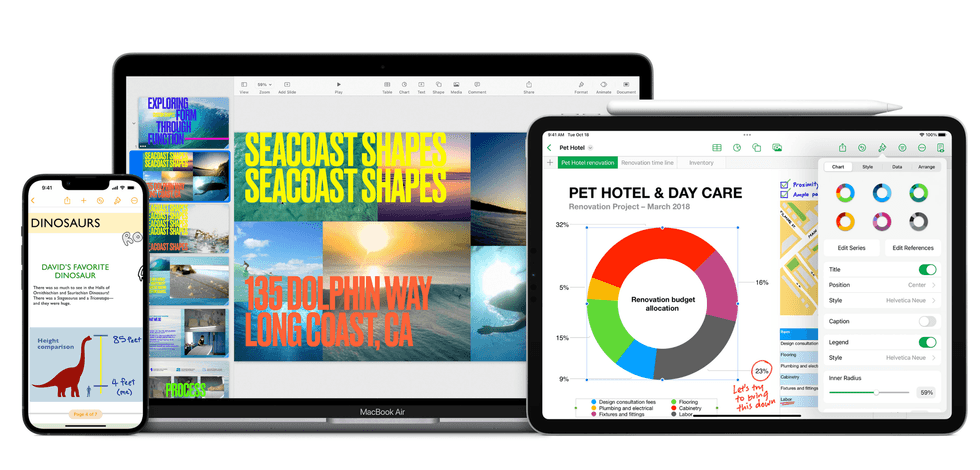 Apple iWork suite