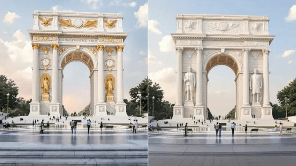 Arc de Trump concept designs