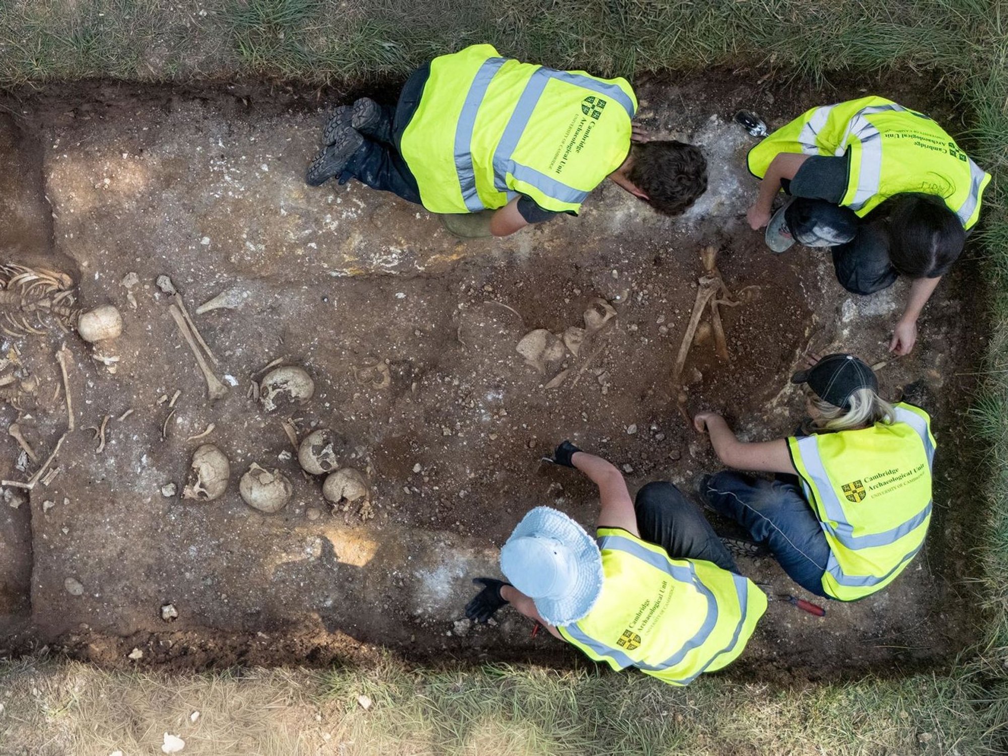 Archaeologists discover Viking 'execution pit' in Britain filled with remains of 10 people