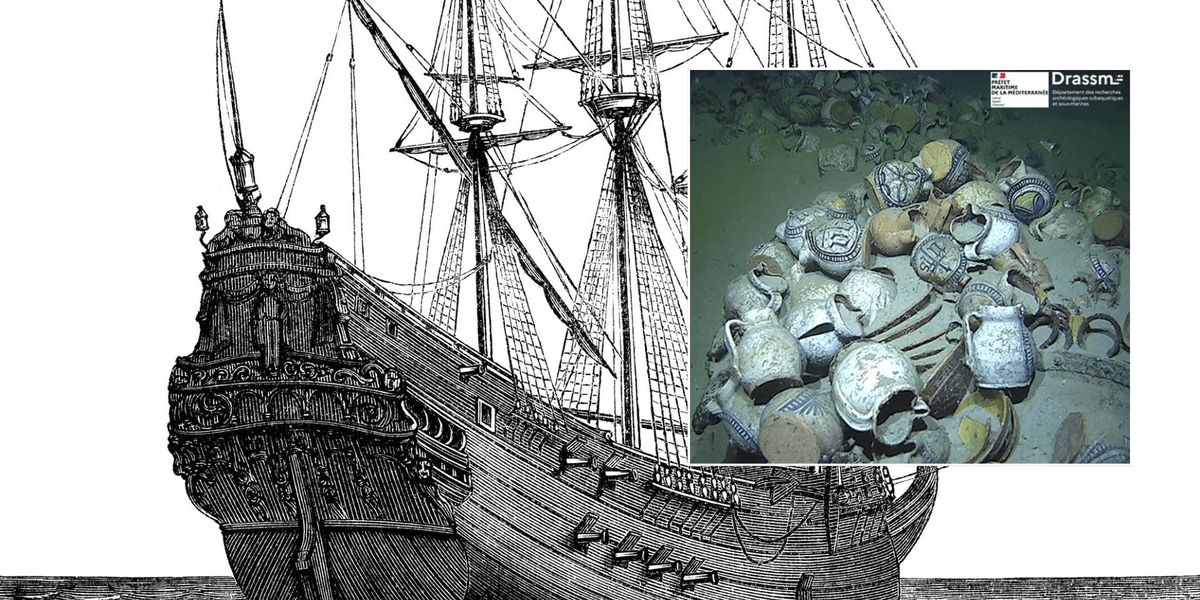 NextImg:Archaeologists use undersea drones to uncover Frances's 'deepest shipwreck'