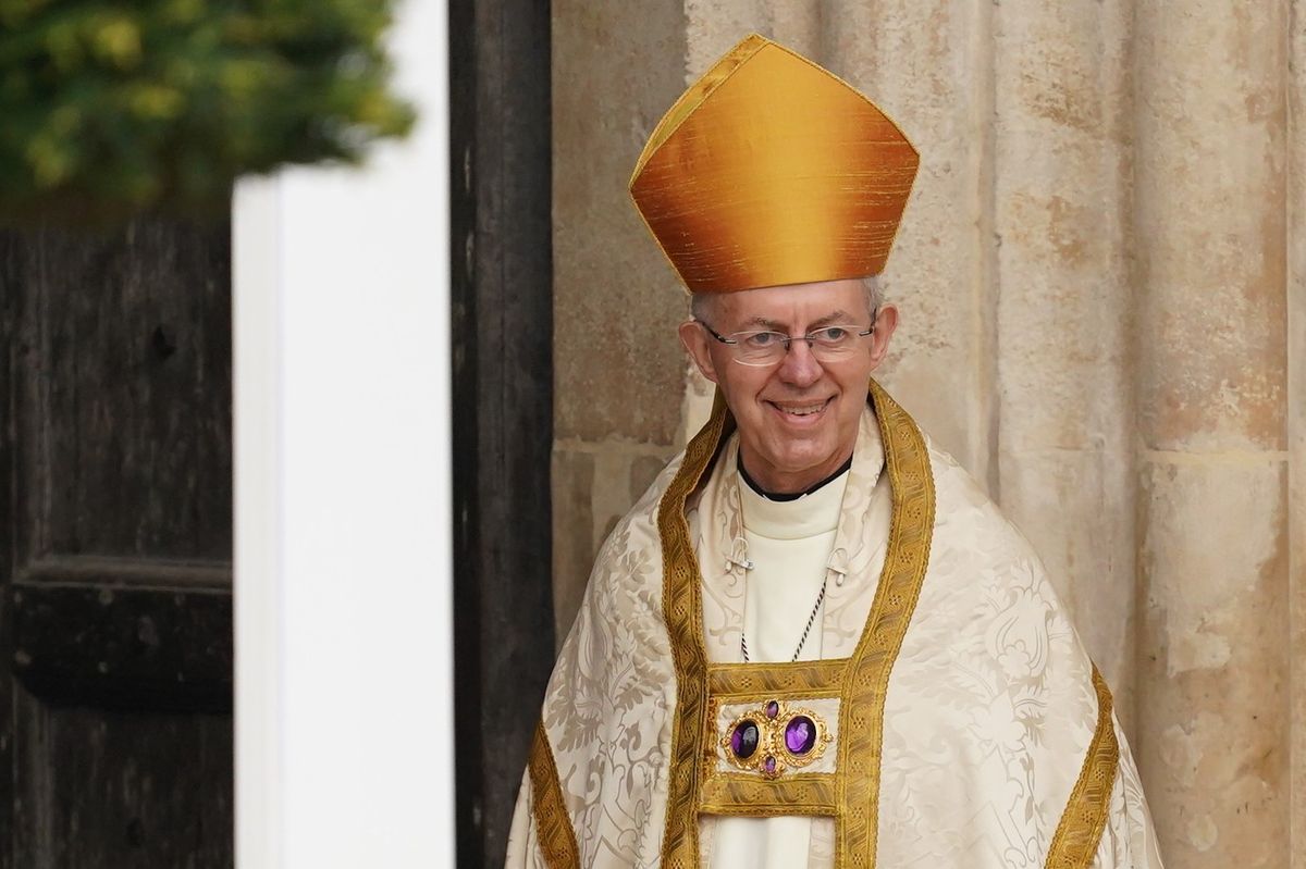 Archbishop of Canterbury Justin Welby at Westminster Abbey, central London, ahead of the coronation ceremony of King Charles III and Queen Camilla