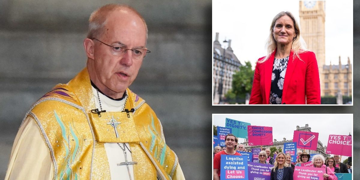 NextImg:Archbishop of Canterbury warns euthanasia bill could lead to a dystopia for the vulnerable