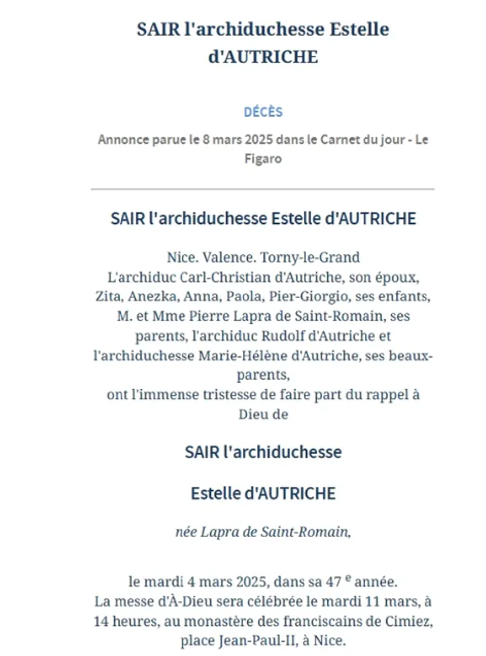 Archduchess Estelle of Austria