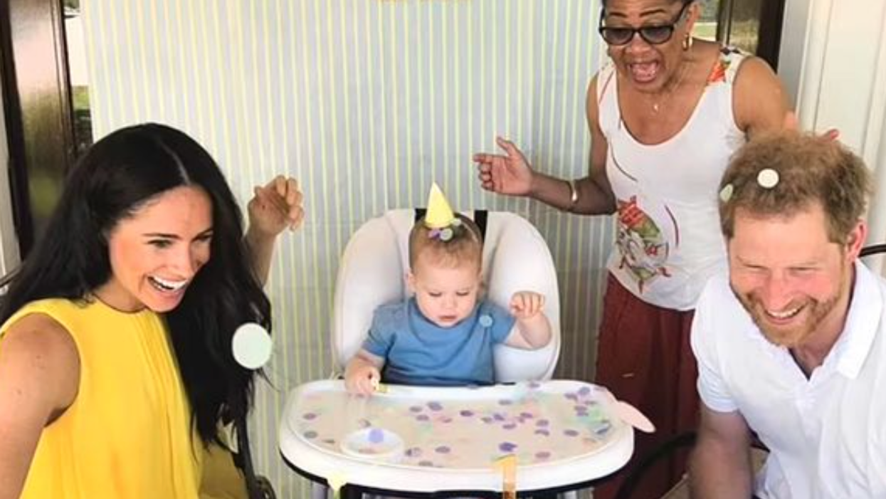 Archie and Meghan Markle