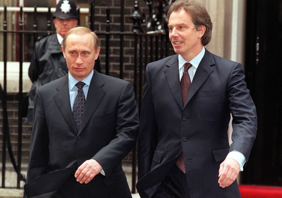 Archives reveal that Tony Blair encouraged Putin to 'reach for western attitudes'