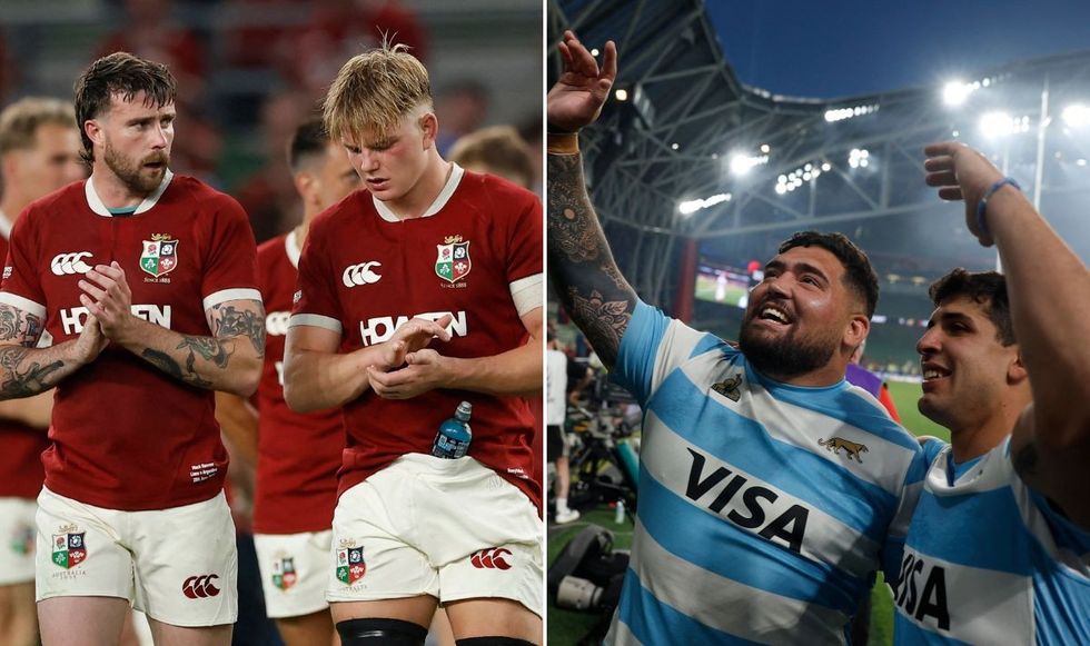 Argentina claimed a famous victory over the British and Irish Lions