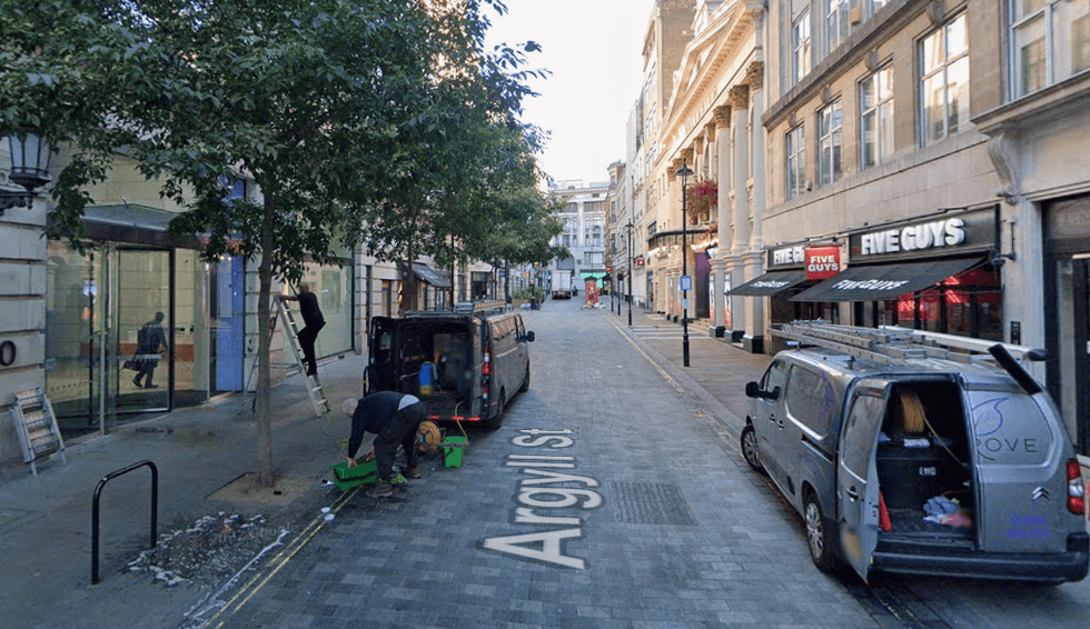 Argyll street, Soho