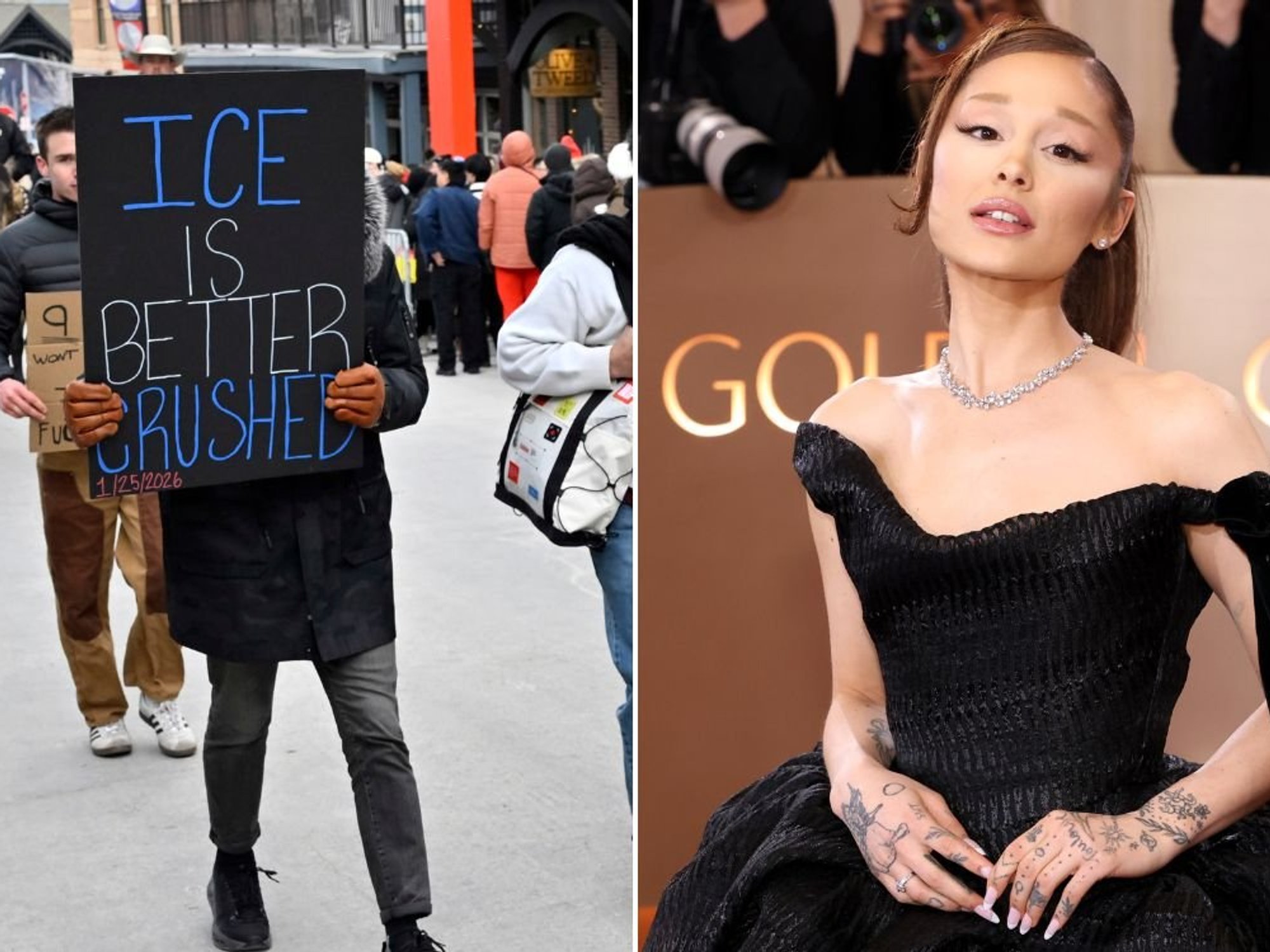 Ariana Grande sparks fury as she tells fans 'don't go to work' as part of Ice protest: 'She's a m...
