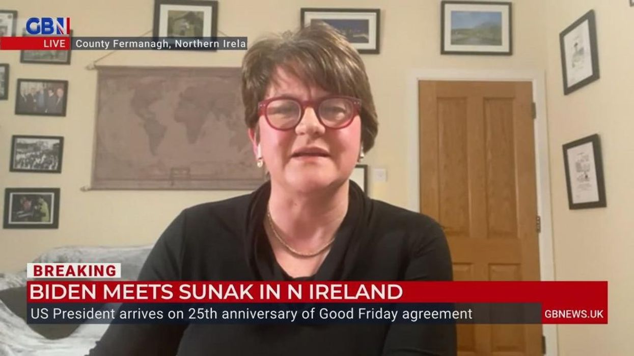 Arlene Foster says Joe Biden ‘hates’ the UK as US President visits Northern Ireland