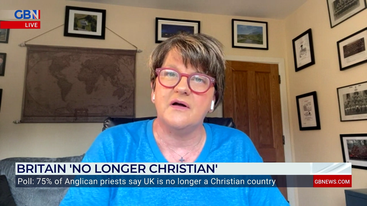 Arlene Foster speaks on GB News