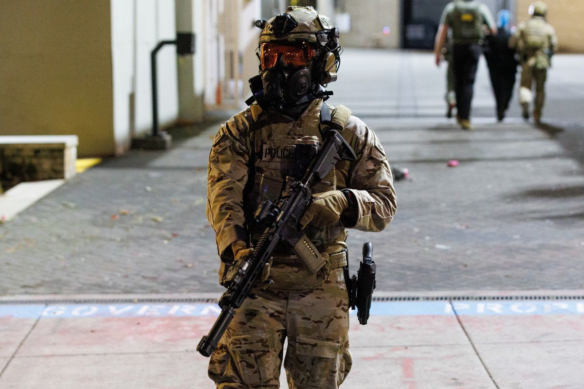 Armed Ice agent in US