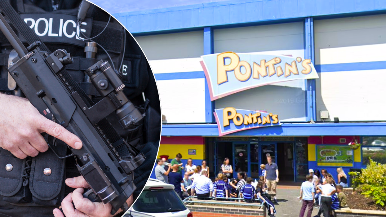 Armed police/Pontins Prestatyn Sands