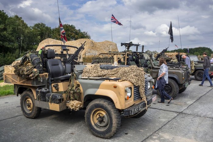 Army land rover