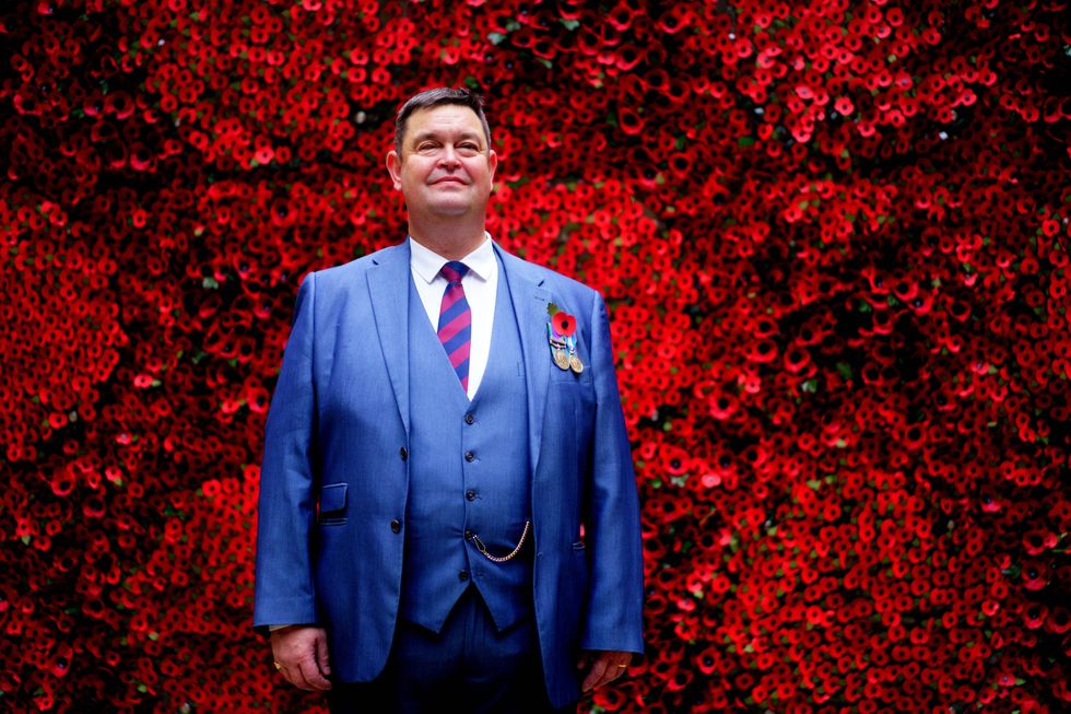 Army Veteran Clive Jones.