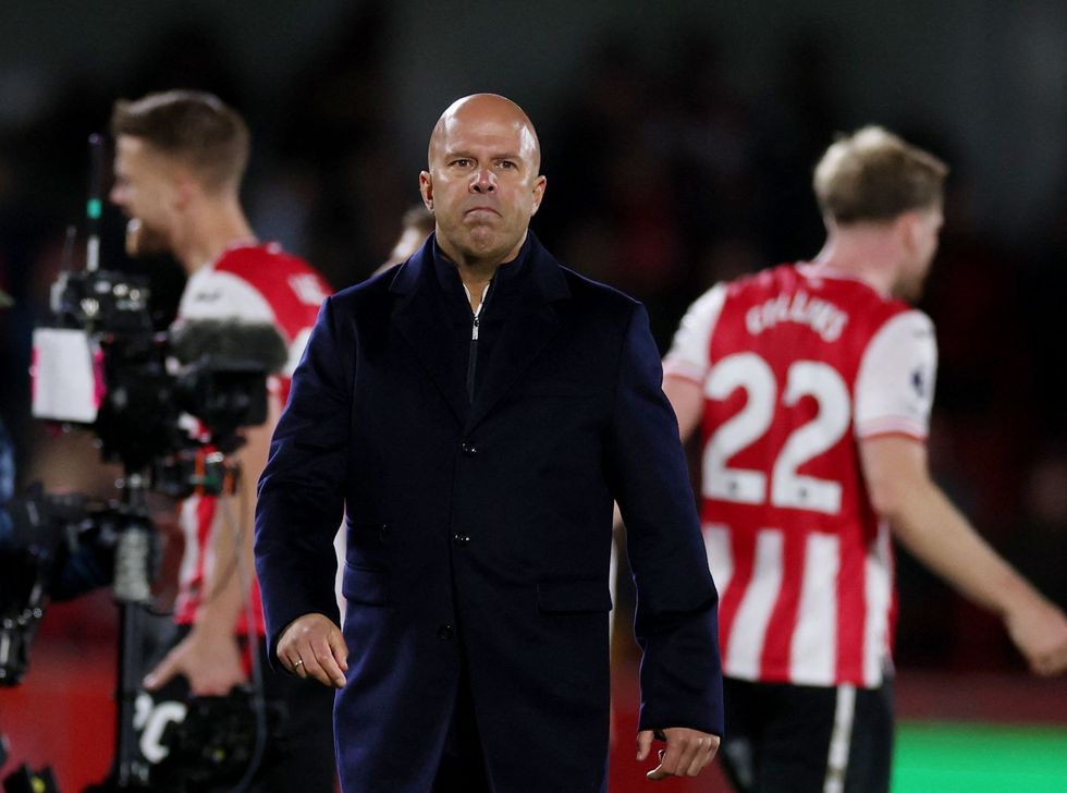 Arne Slot has come under fire in recent weeks after a miserable period of form in the Premier League