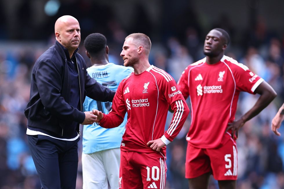 Arne Slot has come under serious pressure in the wake of Liverpool's heavy defeat to City