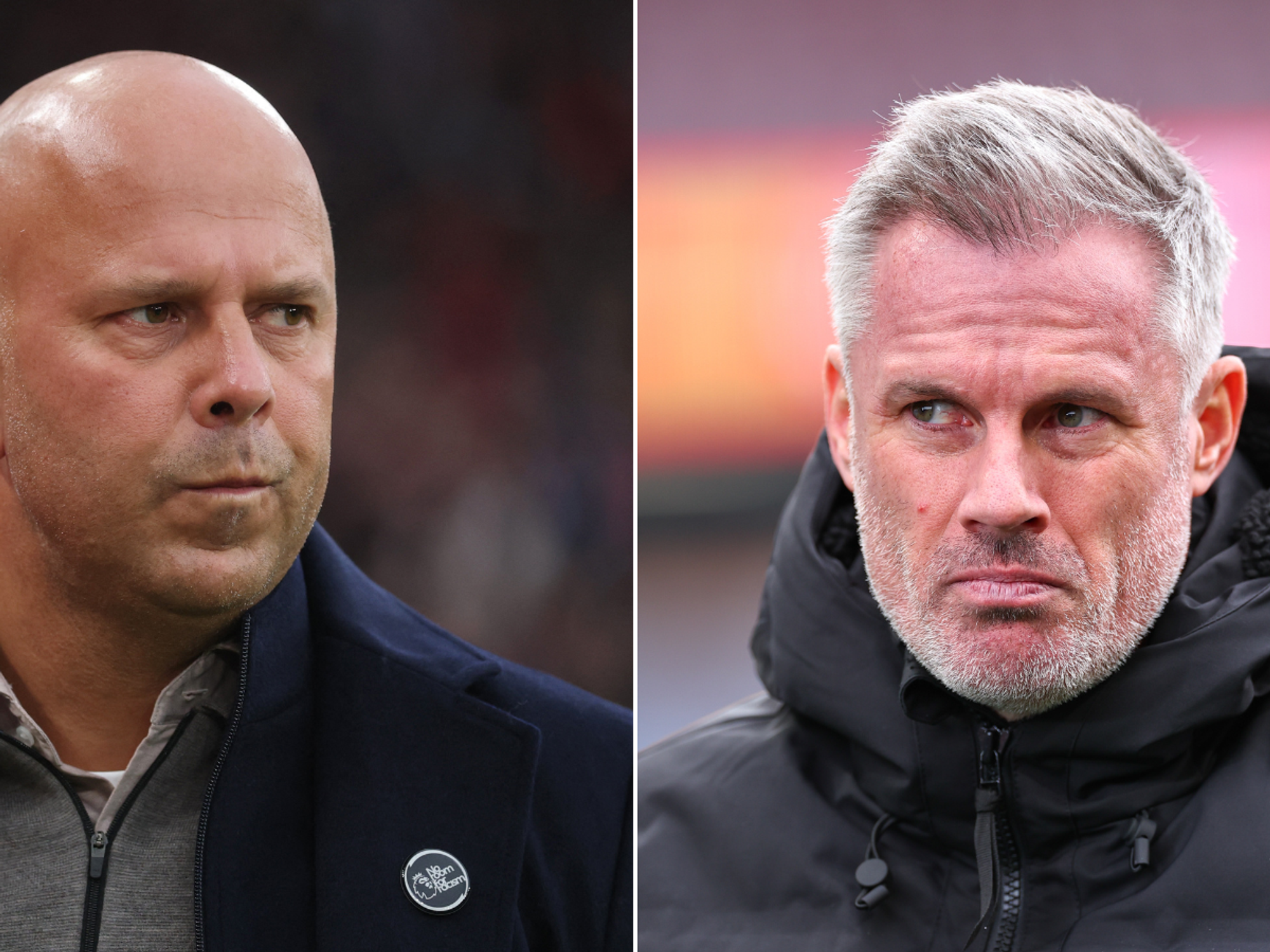 Arne Slot, Jamie Carragher