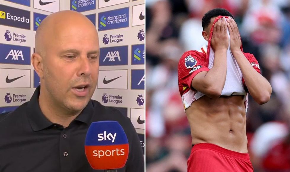 Arne Slot Trent Alexander-Arnold