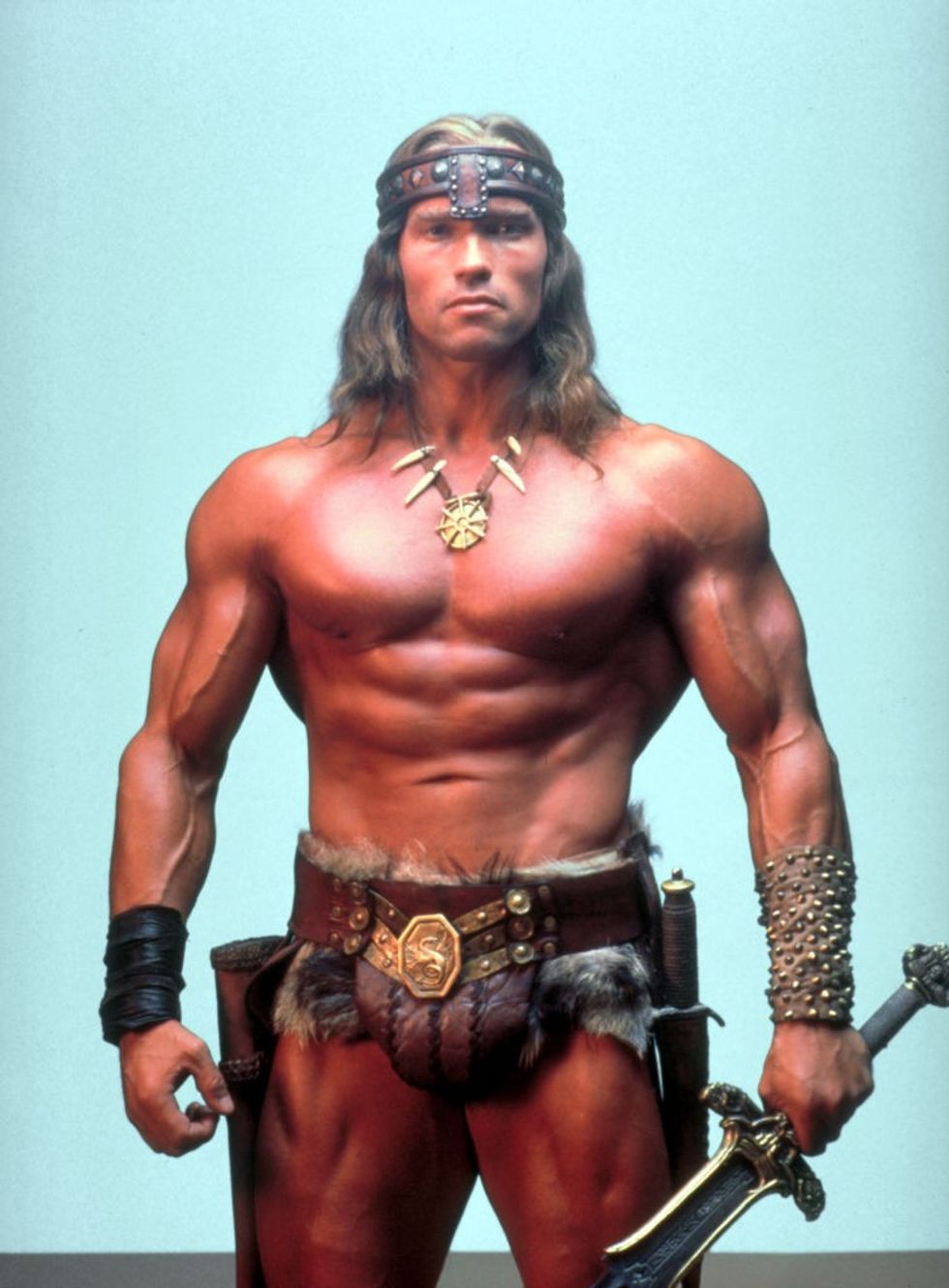 Arnold Schwarzenegger in 1982 as Conan the Barbarian