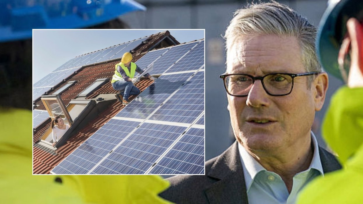 Households could receive free solar panels and batteries under Labour's £15billion plan to cut energy bills