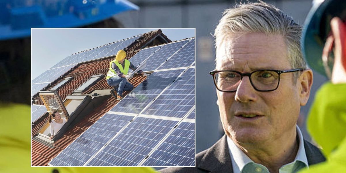 Households could receive free solar panels and batteries under Labour’s £15billion Warm Homes Plan Households could receive free solar panels and batteries under Labour’s £15billion Warm Homes Plan