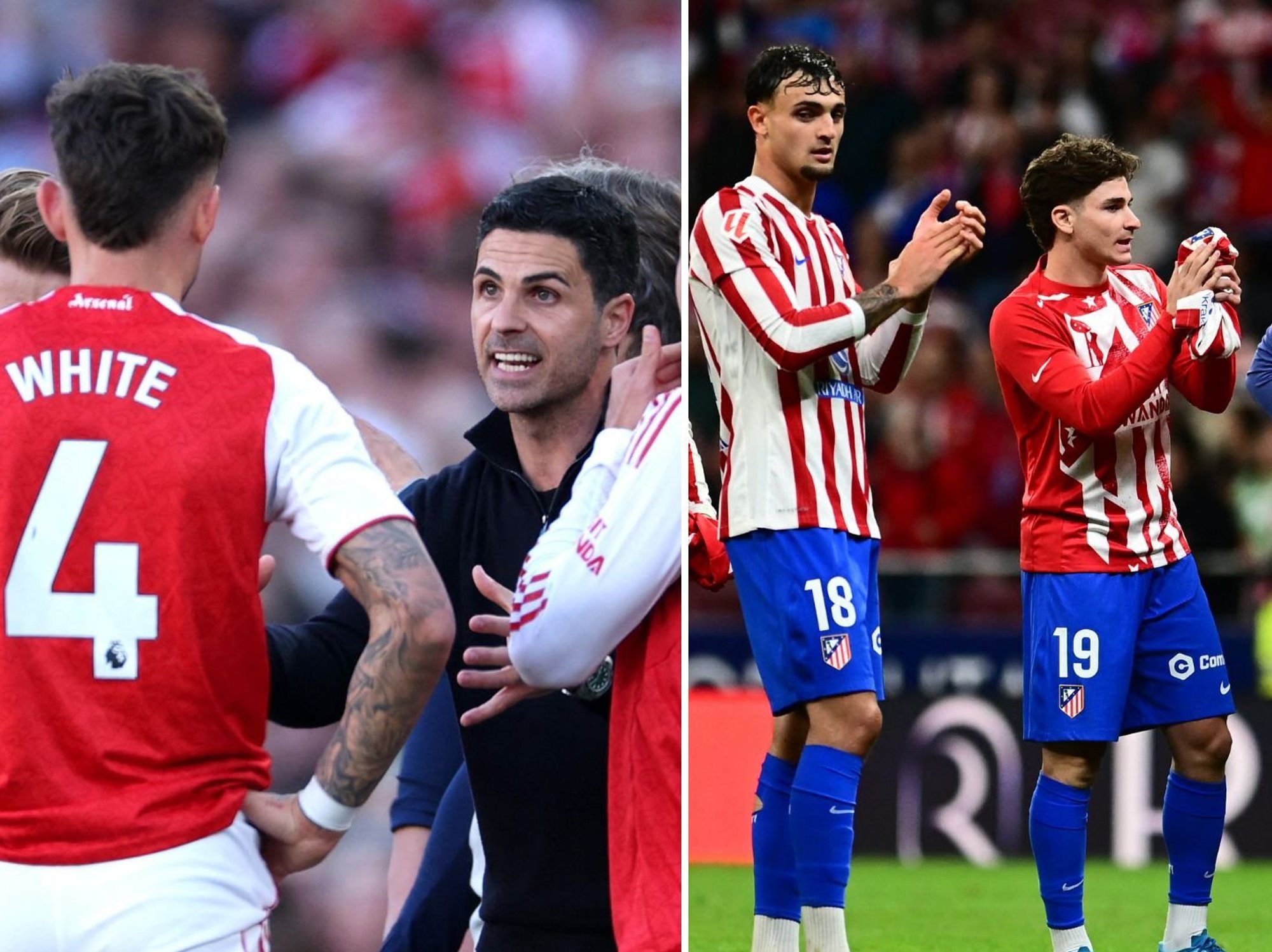 Arsenal, Atletico Madrid