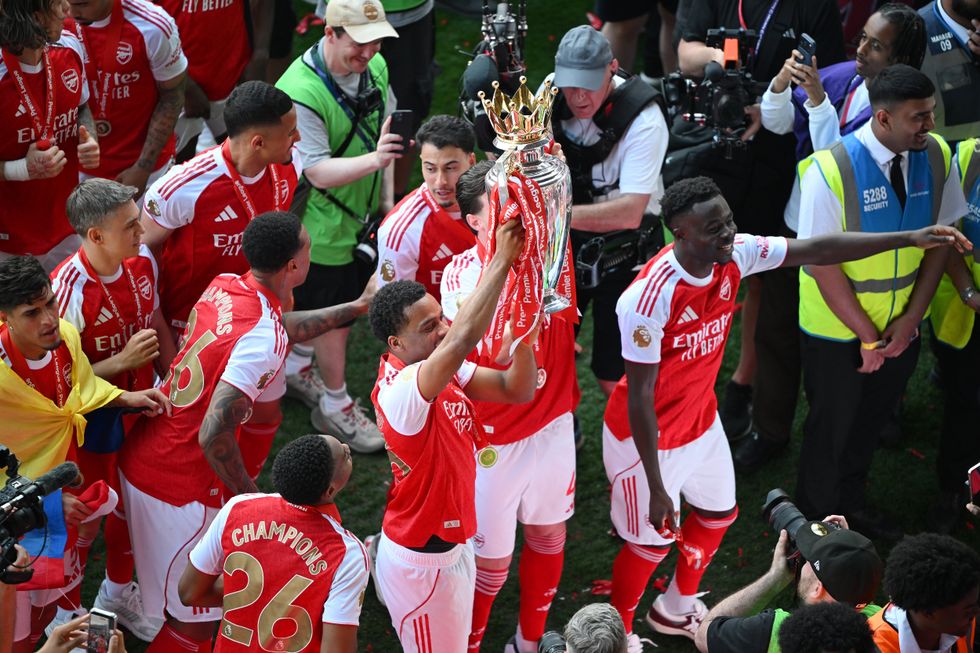 Arsenal conceded just 27 goals as they won the Premier League