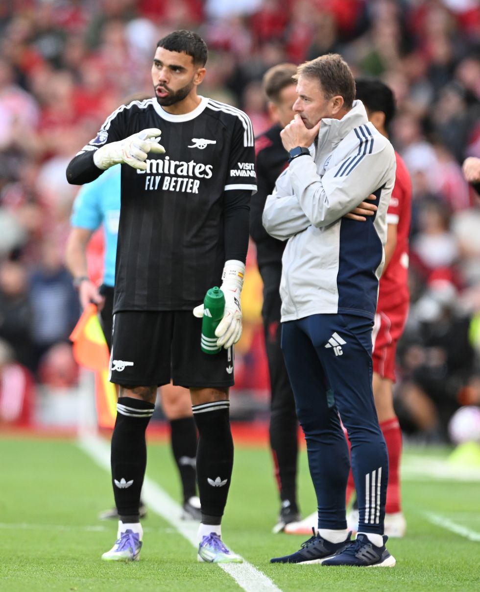 Arsenal David Raya Liverpool