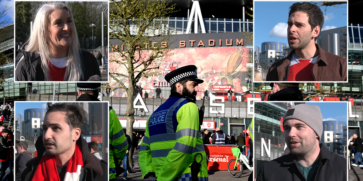 NextImg:’No fear!’ Arsenal fans defiant in the face of ISIS threat: ‘We HAVE to get on with life’