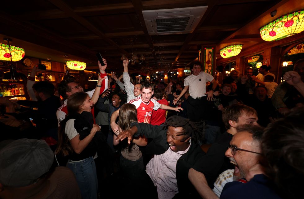 Arsenal fans will celebrate long into the night and more after winning the league for the first time in a generation