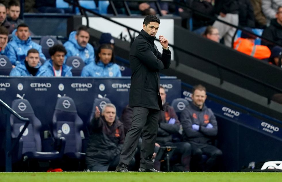 Arsenal Mikel Arteta Man City