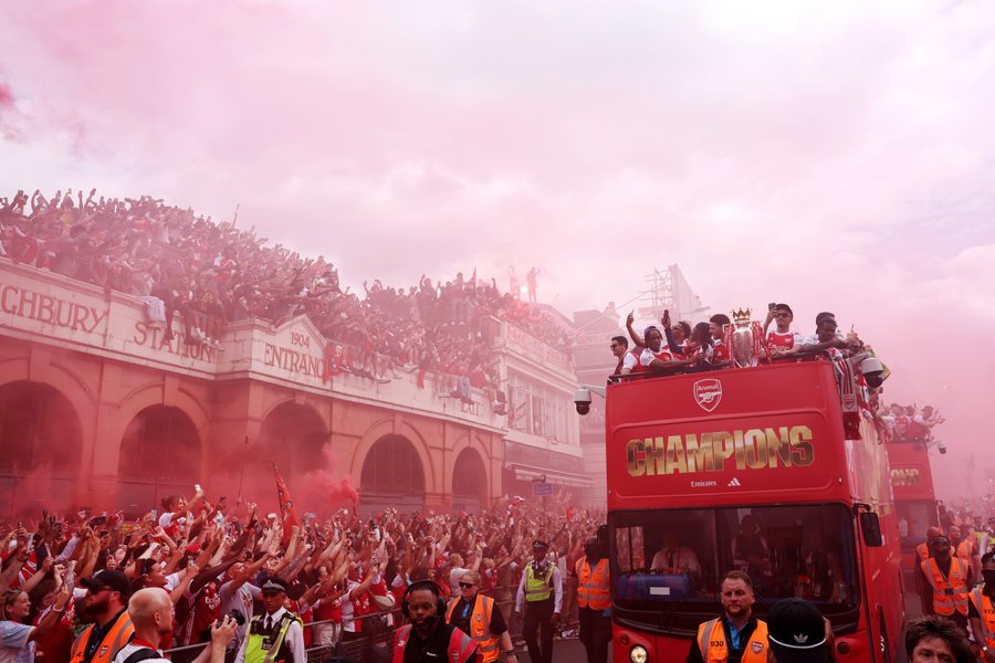 Arsenal title parade