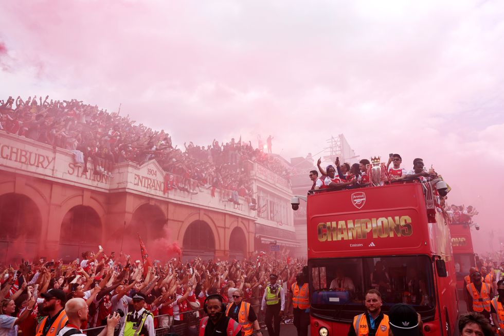 Arsenal title parade