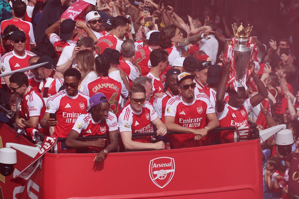 Arsenal trophy parade