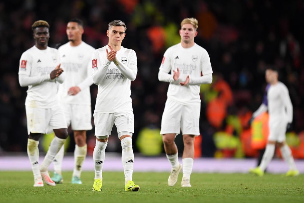 Arsenal were booed off the pitch by angry supporters