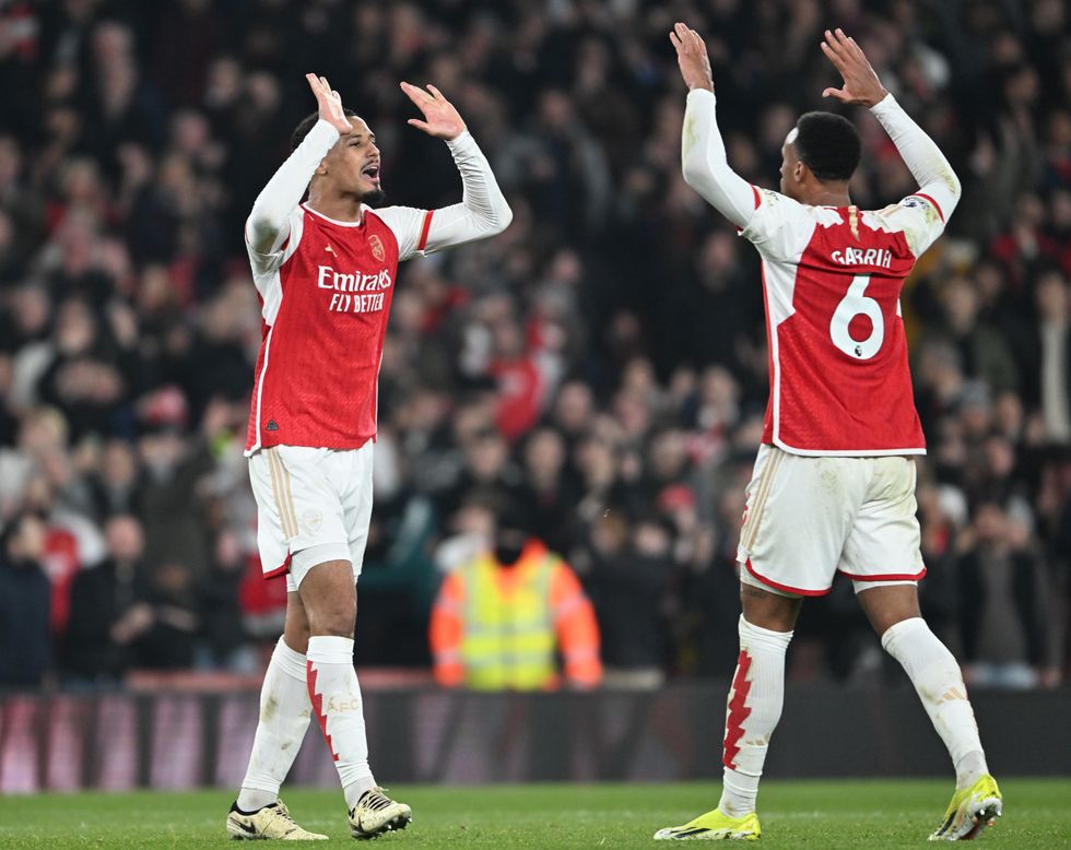 Arsenal William Saliba Gabriel