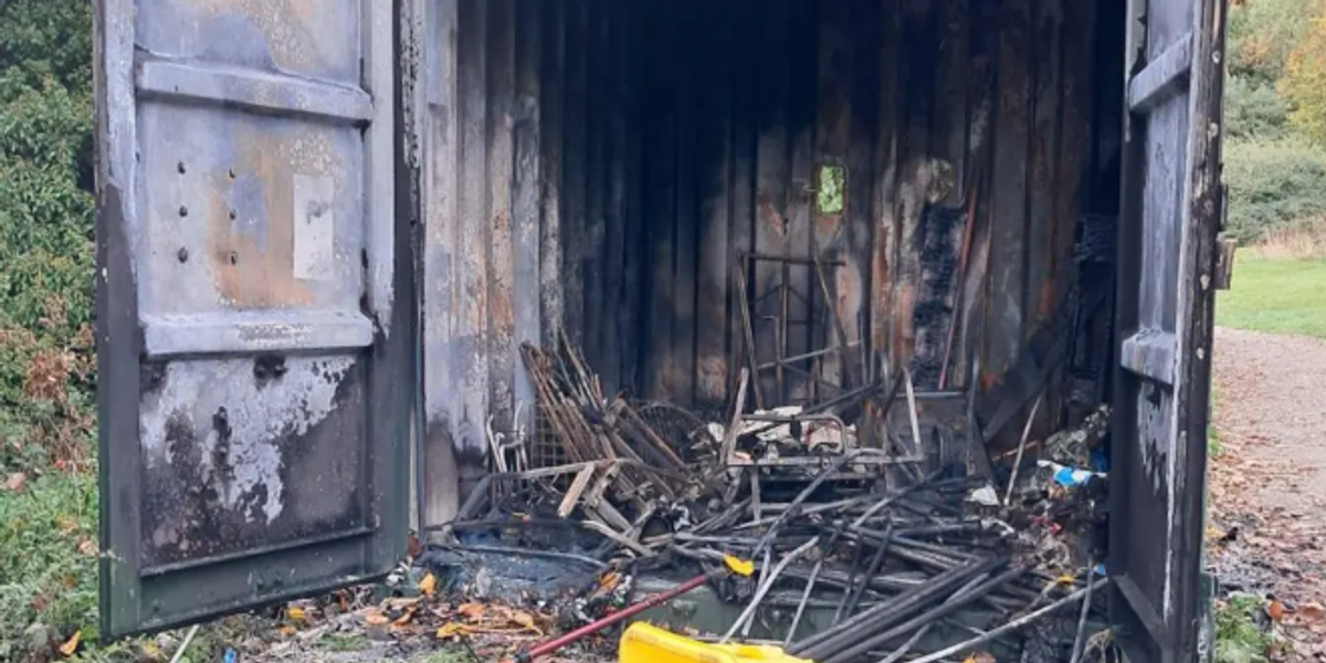Charity fishing club 'shocked and saddened' after arson attack destroys £6,000 in equipment as police launch probe
