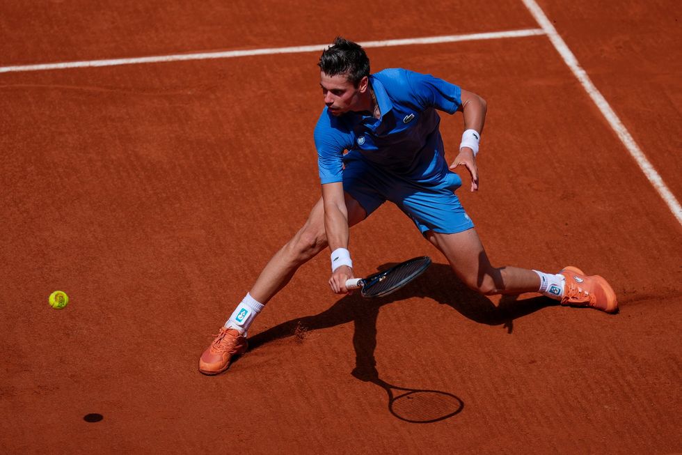 Arthur Gea came up short in his quest to go through at the French Open