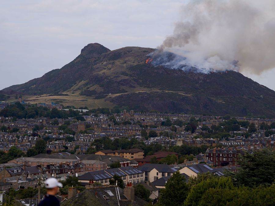 Arthur's Seat fire