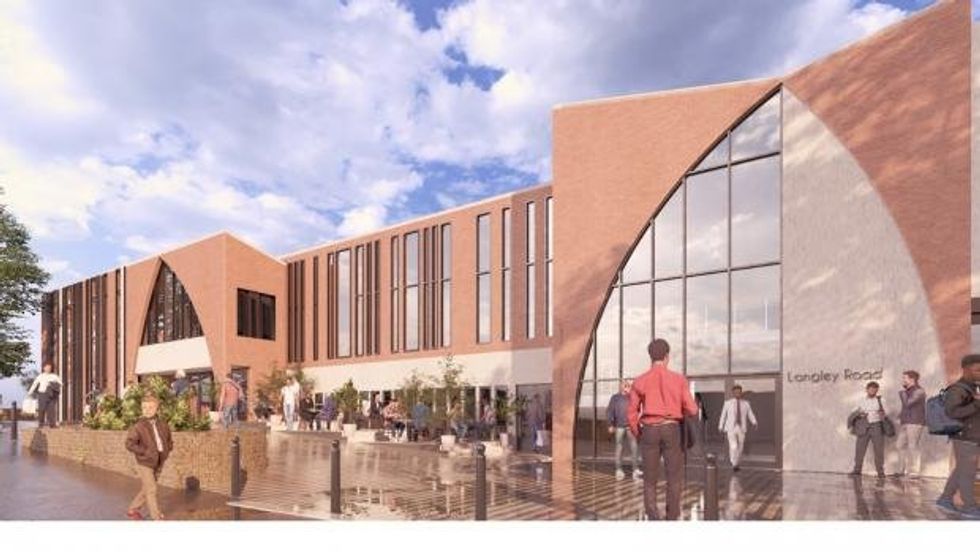 Artist impression of the mosque