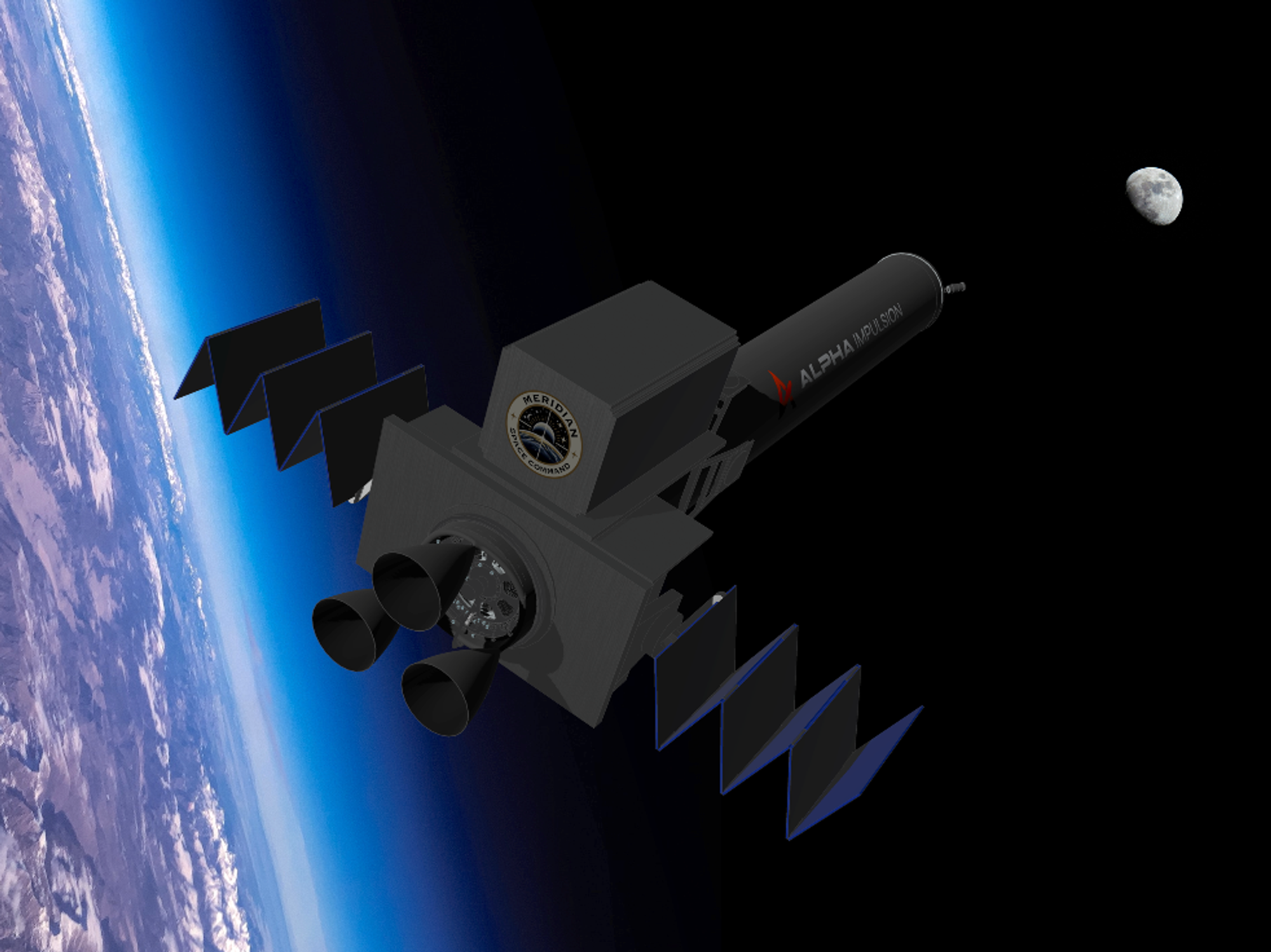 artist impression of the rocket