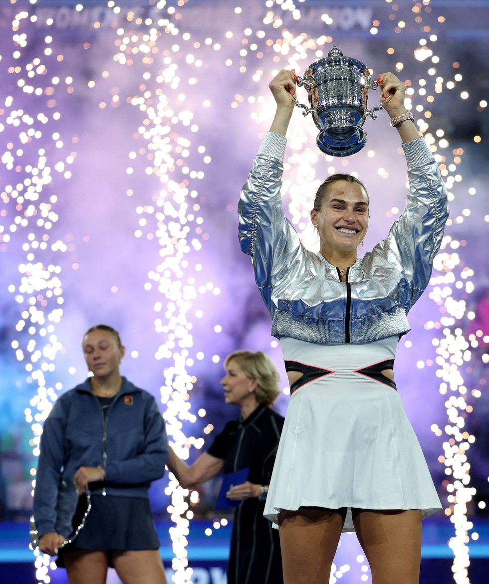 Aryna Sabalenka has become the first woman since Serena Williams to retain the US Open singles championship