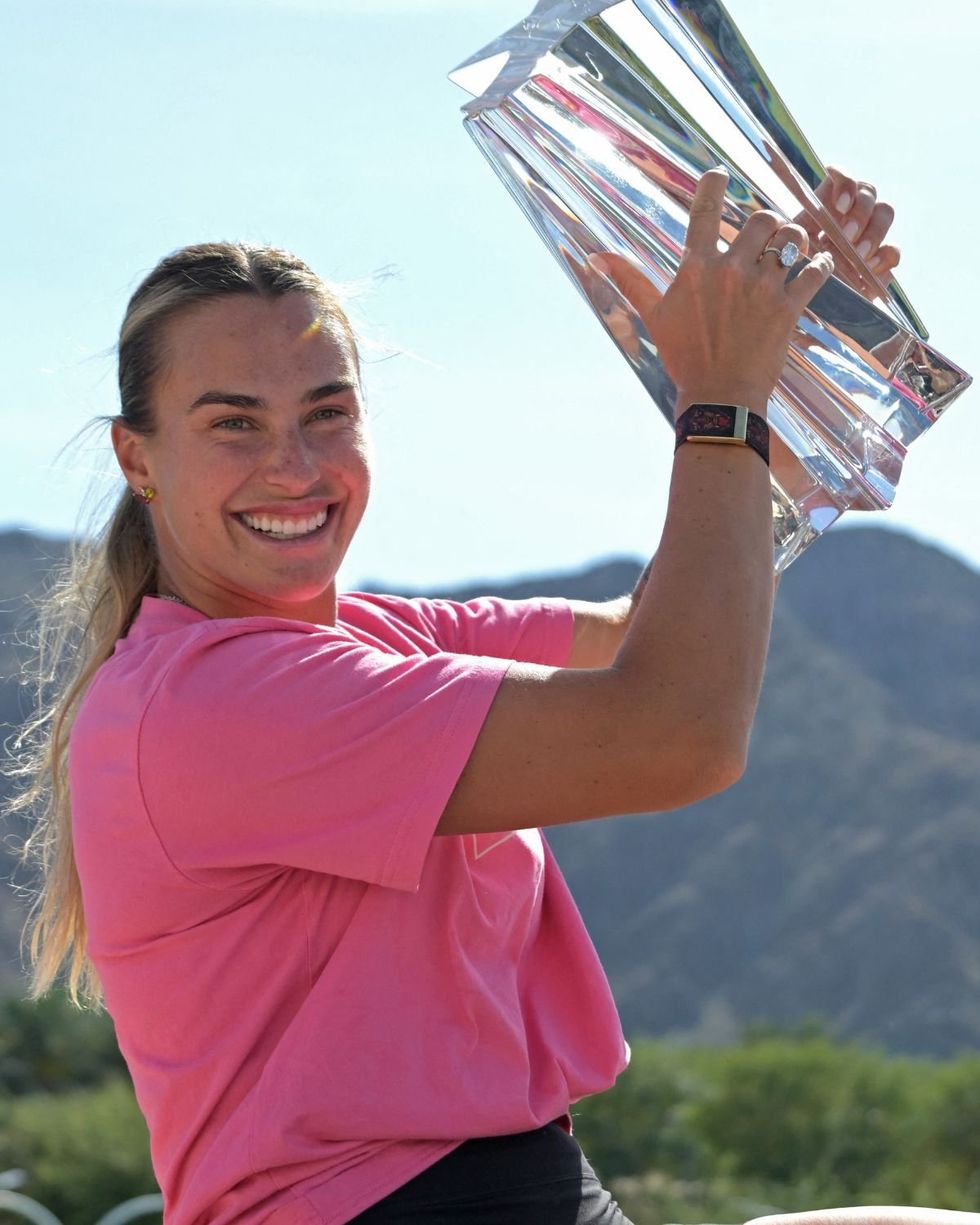 Aryna Sabalenka was delighted after her triumph at Indian Wells