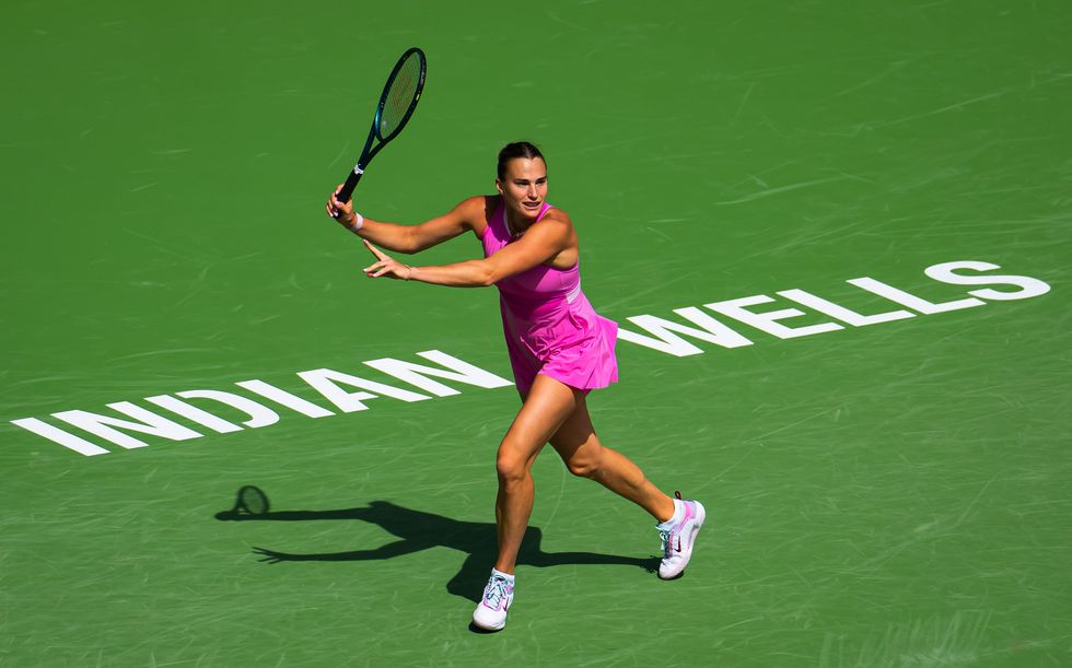 Aryna Sabalenka won in straight sets