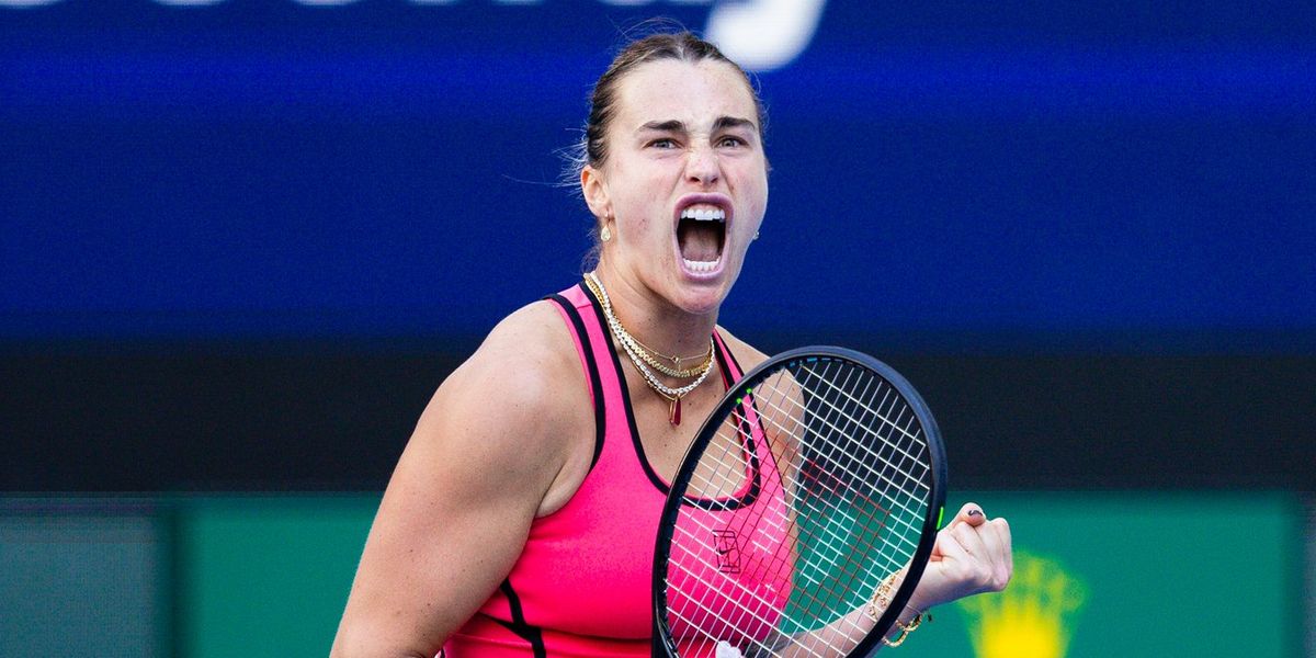 Aryna Sabalenka completes major double as Umpire forced to issue warning to rowdy crowd Aryna Sabalenka completes major double as Umpire forced to issue warning to rowdy crowd