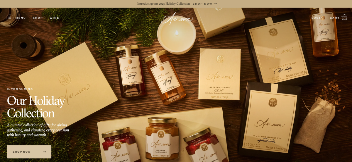 As Ever Holiday Collection